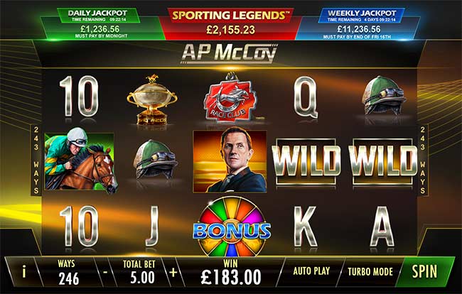 AP McCoy Sporting Legends Jackpot Screenshot