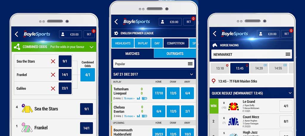 Boylesports mobile app